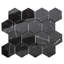 Stately Hex 11" x 14" Porcelain Novelty Marble Look Wall & Floor Tile-72531466
