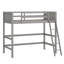 Lit mezzanine en bois avec échelle-1035091655