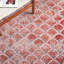 Tapis à motif géométrique Aadesh Performance-1566308267