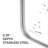 Eitzen Rectangle Wall Mirror High-Strength Tempered Glass and  Stainless Steels Framed Wall Mirror Accent Mirror-216028331-216028325
