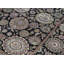 Hand-Knotted High-Quality Black and Black Area Rug