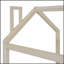 Lit en velours avec structure en pin robuste et toit confortable pour le confort et l'imagination des enfants