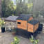 Mobile Chicken Coop 85" Large All-Steel Frame Hen House