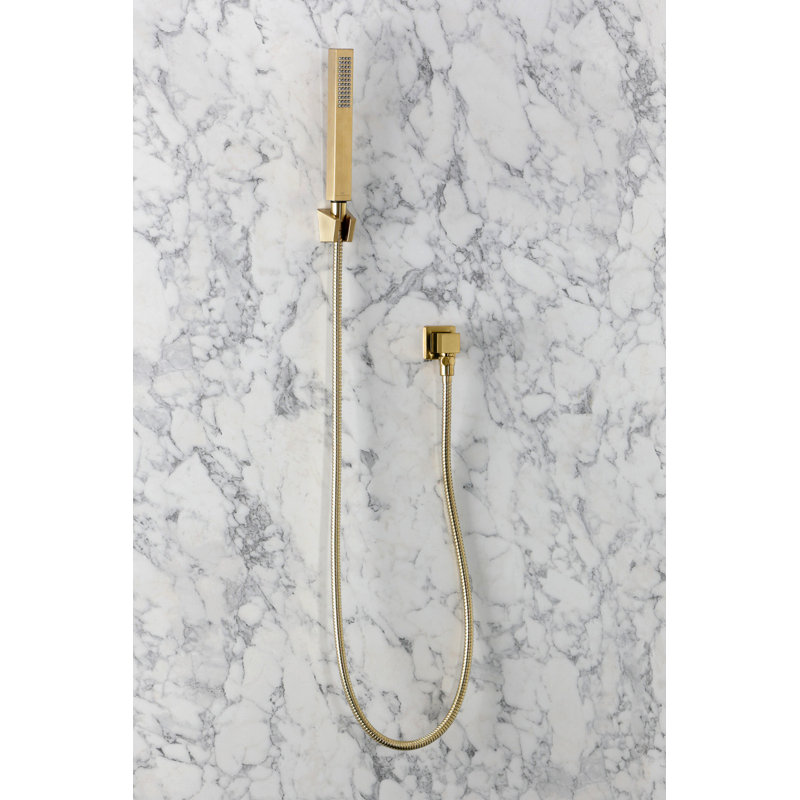 Ensemble de douche à main Kingston Brass, Brushed Brass