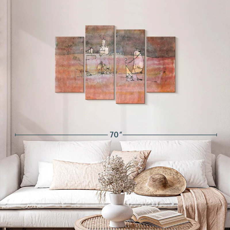 Leisha Episode Before An Arab Town, 27" H x 43" W