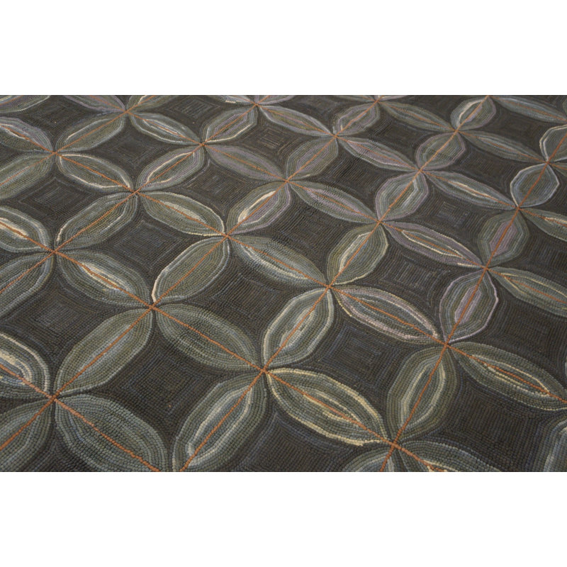 Flatweave Wool Geometric Area Rug