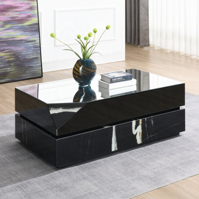 Table basse Drisana en miroir