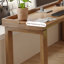 Bureaux rectangulaires en bois massif brun-108222323