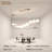 11 - Light Dimmable Bubble Glass Sputnik Modern Linear Chandelier
