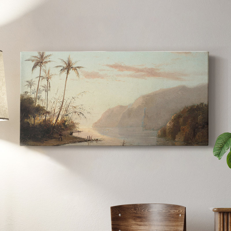 Série paysage - CDXCII - Toile tendue avec châssis - Prêt à accrocher, H 24 po x l 48 po