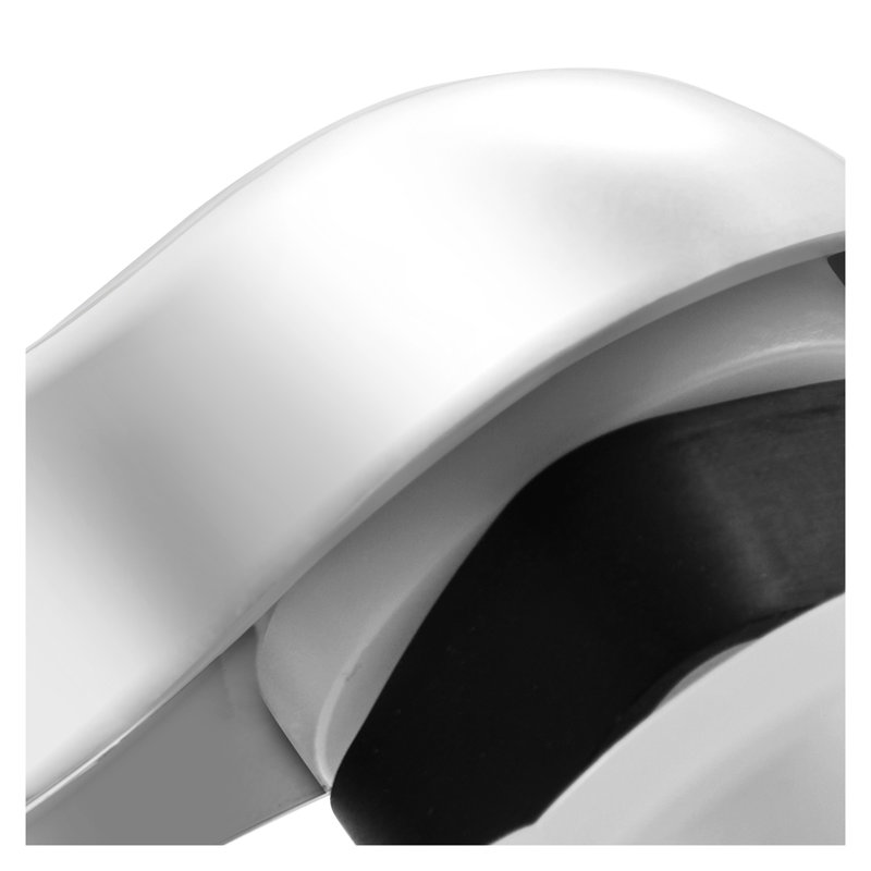 Ensemble de remplacement universel pour poignée de toilette à fixation latérale en chrome - levier en laiton durable et chaîne réglable pour réservoirs standards