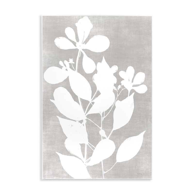 Plaque murale Minimalist Foliage Impression, design par Stellar Design Studio, H 19 po x l 13 po