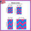 Rideaux à chevrons bleus - 2 panneaux-1969258754-1969258814