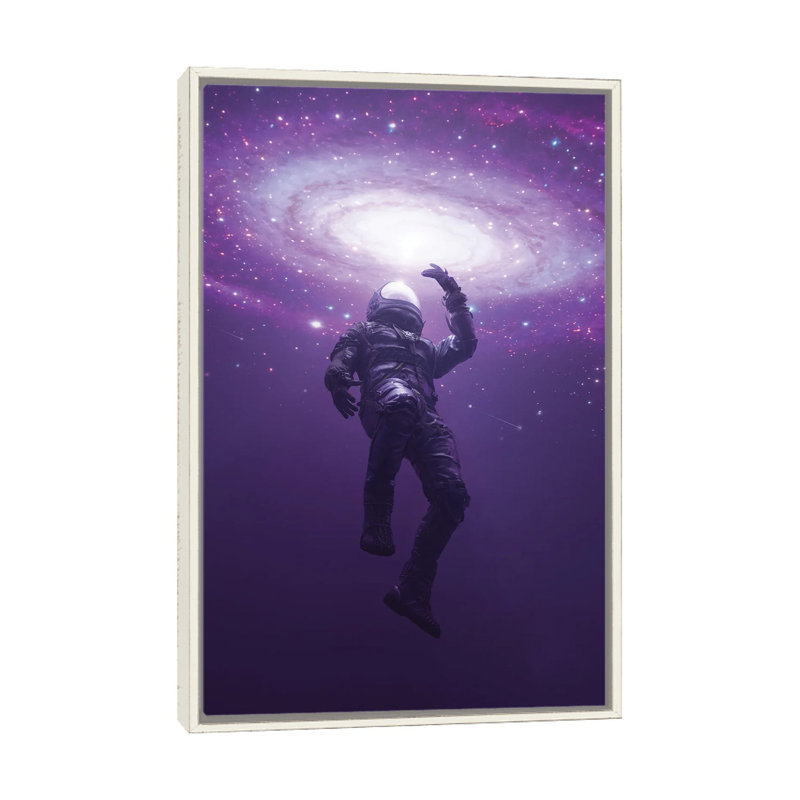 «Reaching You», reproduction d'art murale encadrée, H 48 po x l 32 po, Reproduction encadrée sans passe-partout, Blanc patiné