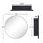 Armoire à pharmacie avec miroir et 2 tablettes réglables Seenaa-1514975272-1502200620