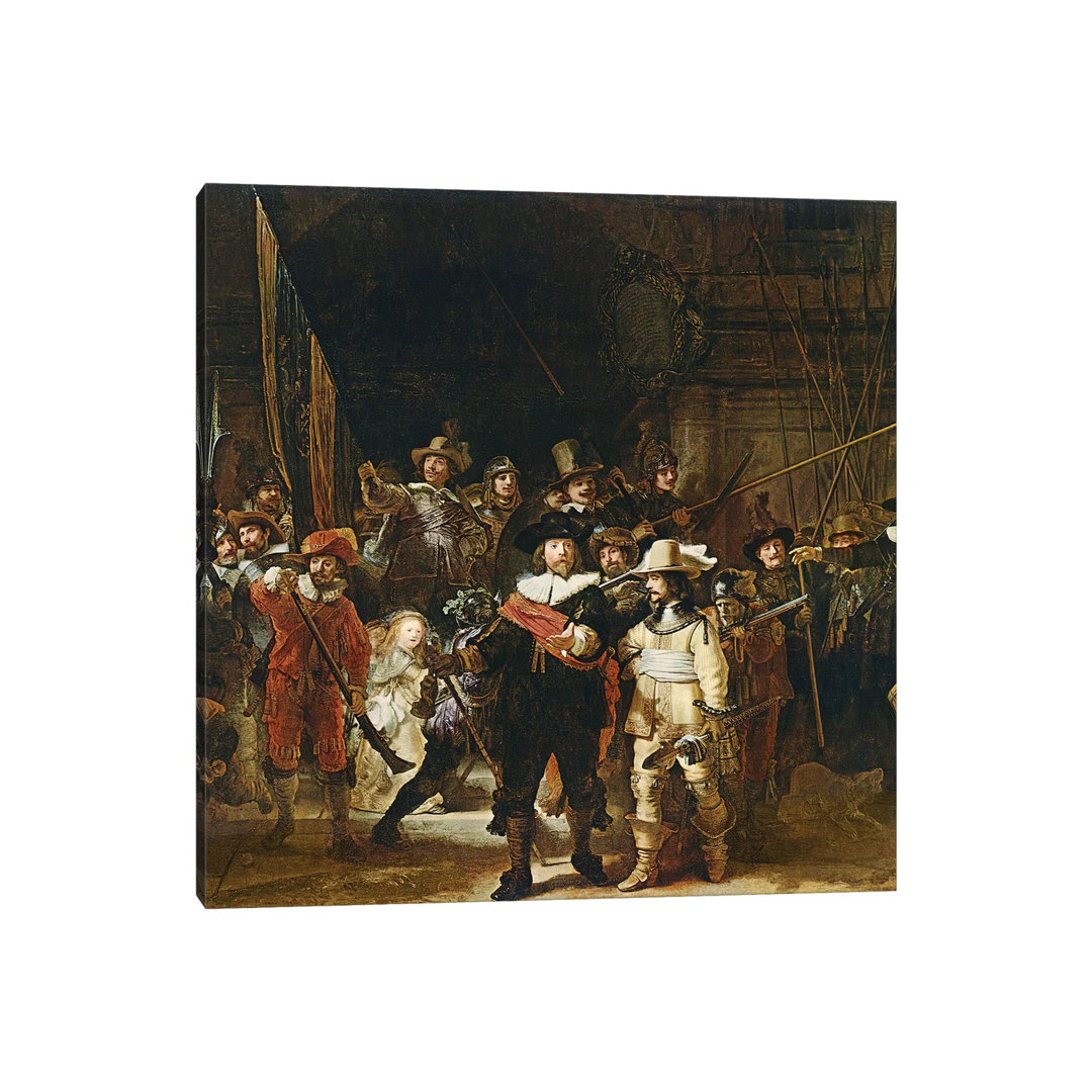 The Nightwatch, 1642 by Rembrandt Van Rijn - Painting on Canvas