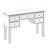 Danielys 43'' Glass Top Console Table