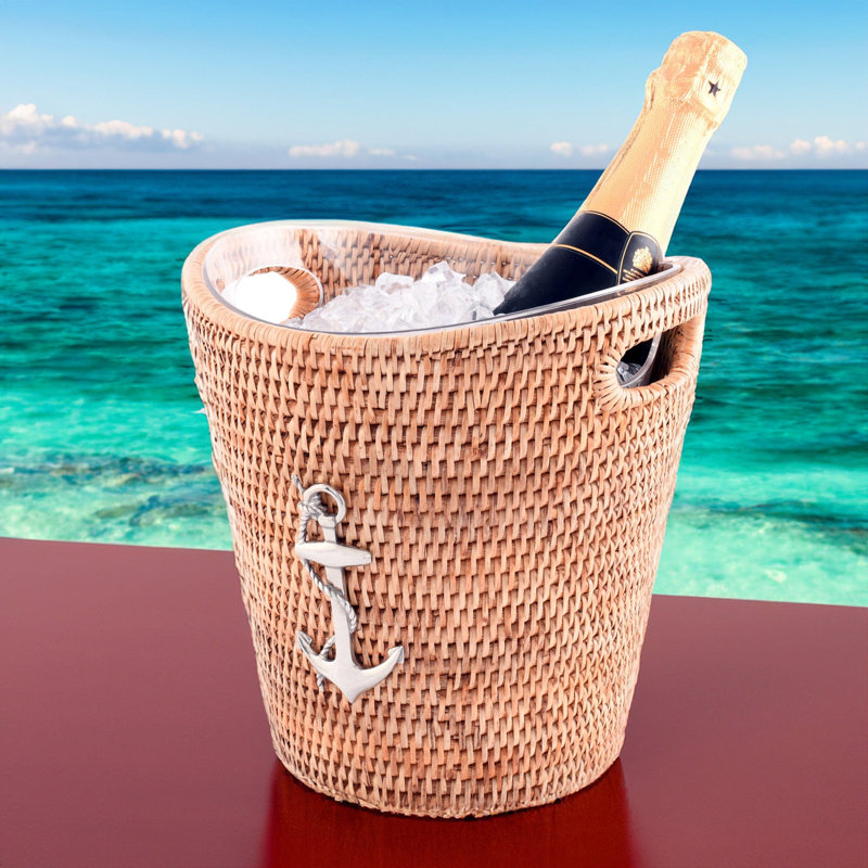 Rattan Champagne Bucket