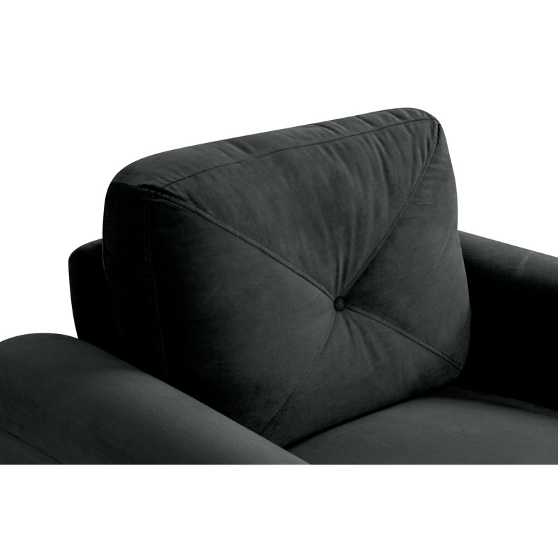 Canapé modulaire confortable pour le salon, Noir