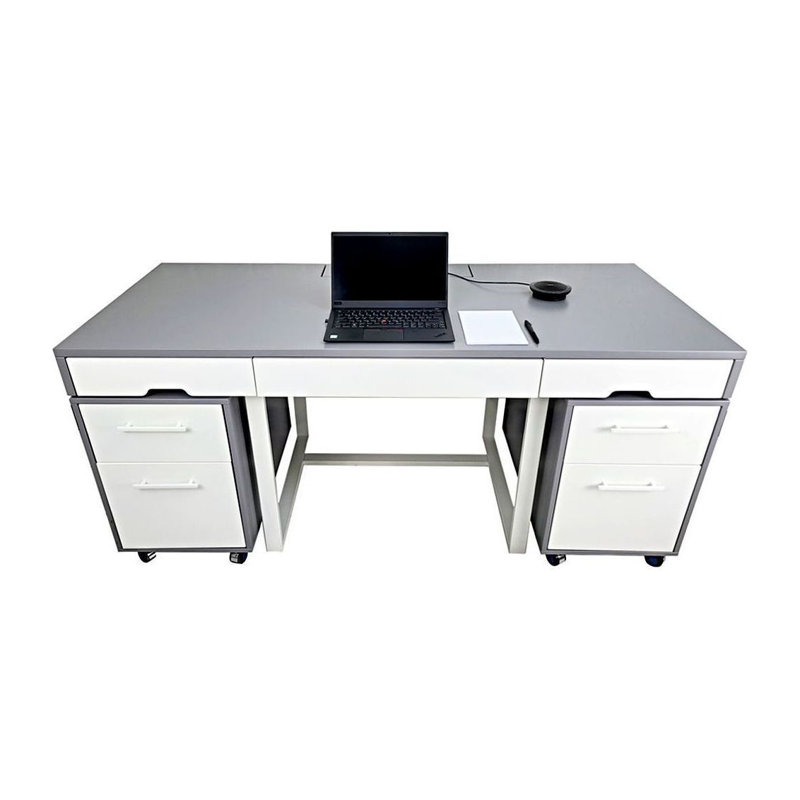 2 Piece Writing Desk Office Set
