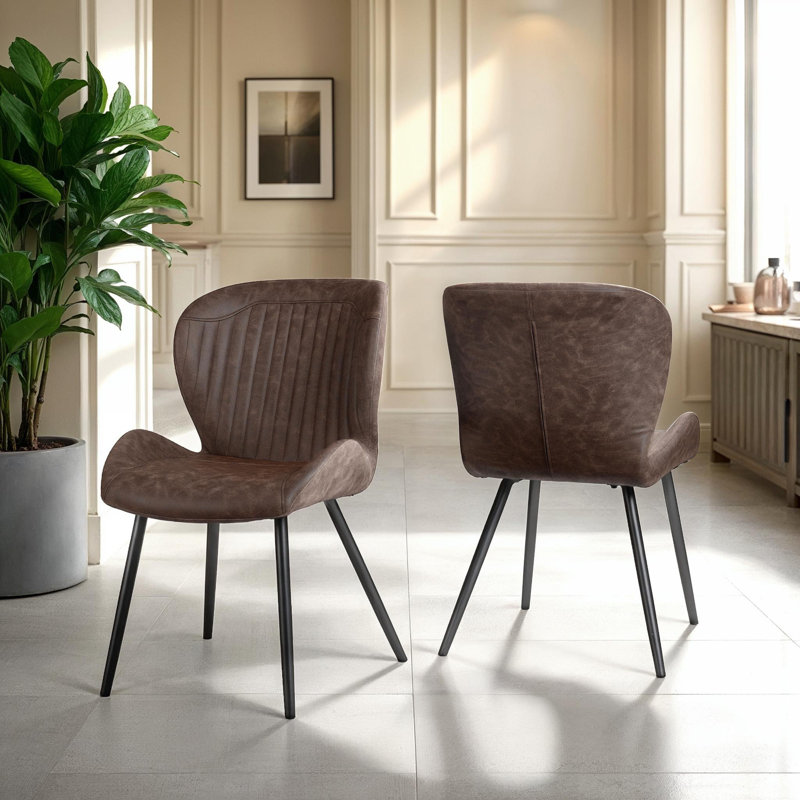 Alexsandra Dining Chair, Brown