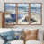 Brown Floater Framed Canvas