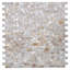 11" x 12" Seashell Linear Mosaic Wall & Floor Tile