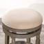 Tabouret 30 ", siège en tissu