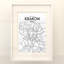 «Krakow City Map», impression de luxe-169859031-169859046
