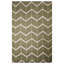 Vert | Tapis d'intérieur beige géométrique en laine noué à la main-463120023