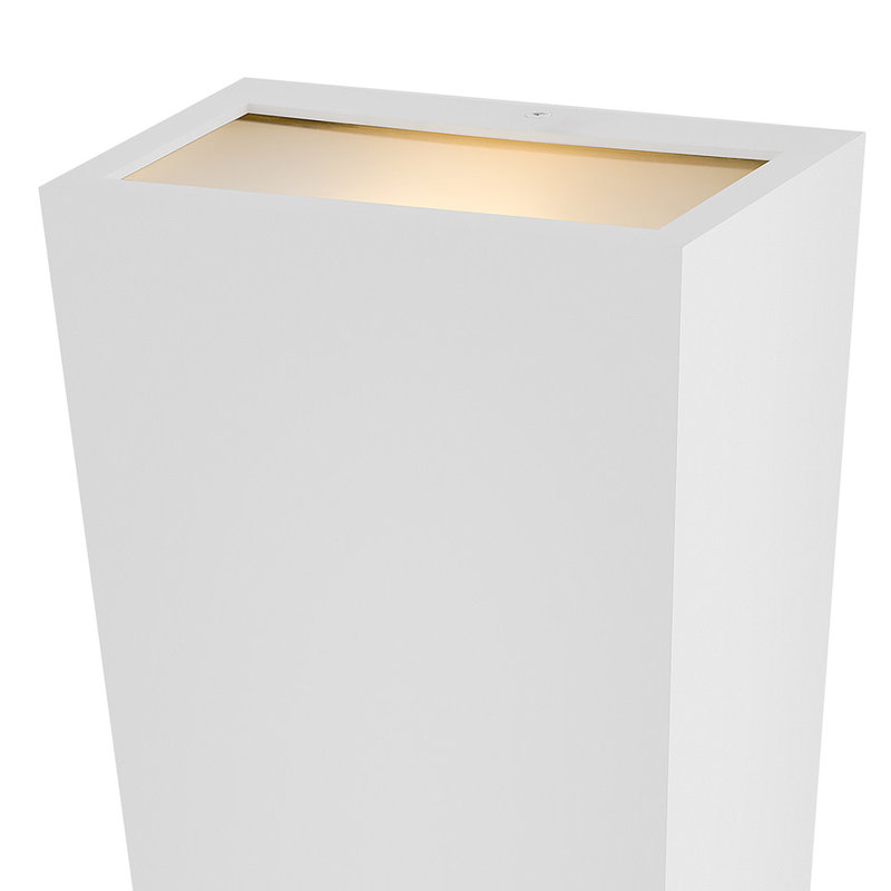 Applique murale Doane, H 16,5 po x l 7,25 po x P 5 po, Blanc texturé