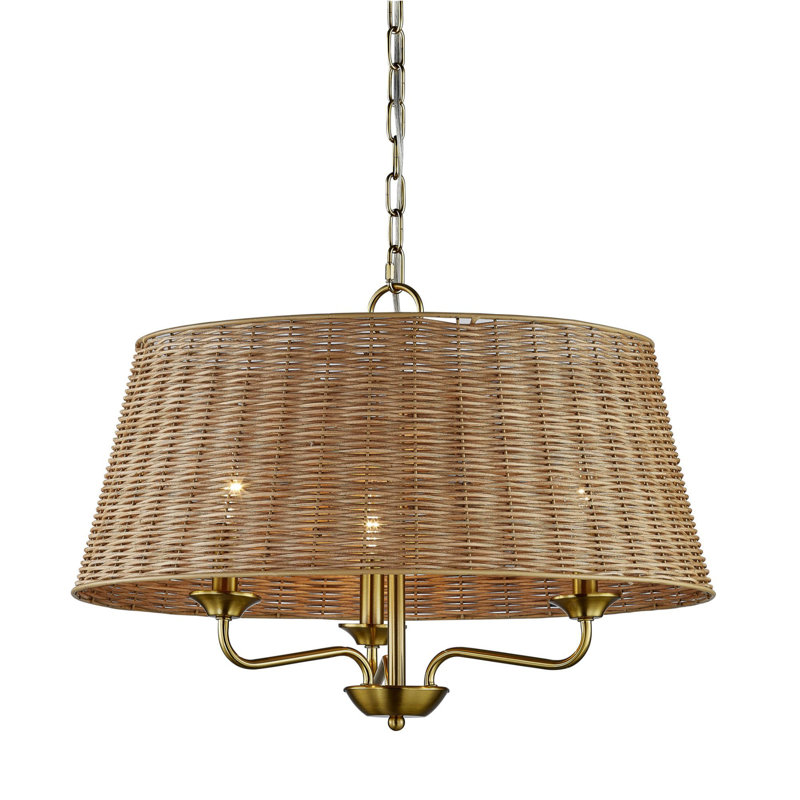 Luminaire suspendu Montrez, doré