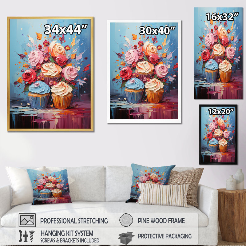 «Bursting Balloon Banter Abstract Popart», reproduction d'art sur toile_105717, H 40 po x l 30 po x P 1,5 po, Toile tendue