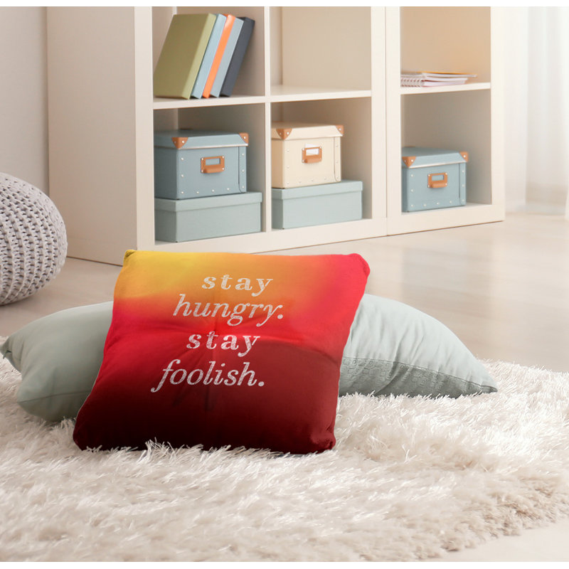 Reversible Throw Pillow, 26" H x 26" W, Sunset