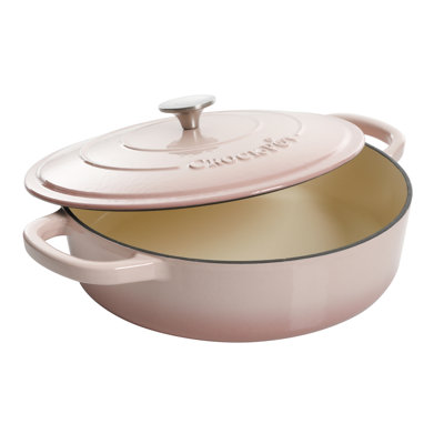 Crock-pot 5 qt. Cast Iron Round Braiser with Lid