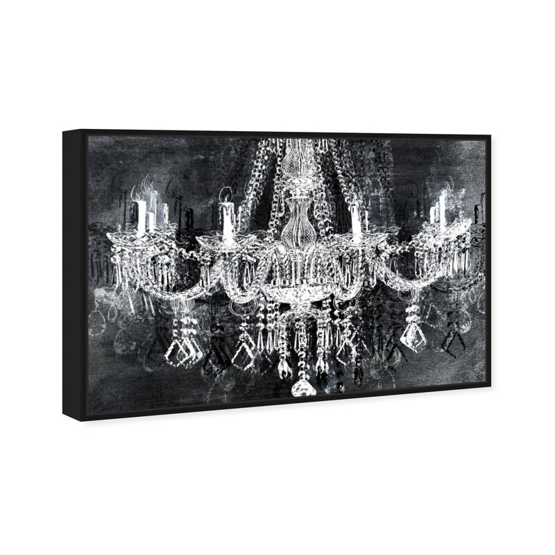 «Burst Creative Crystaltraction», impression sur toile tendue, H 24 po x l 16 po, Cadre noir