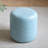 11.8In Small Round Faux Leather Upholstered Ottoman-120539215