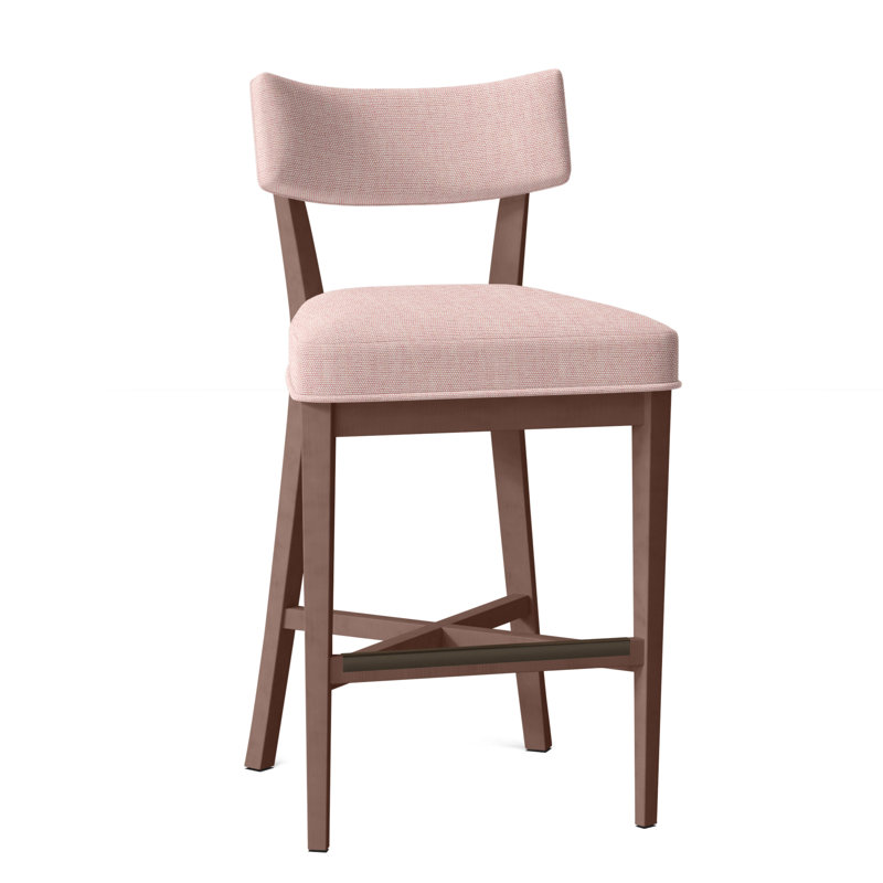 Tabouret de bar 29,5 po Juliet, Noyer, Perigold Play Cameo, Tabouret de comptoir (siège d'une hauteur de 25,5