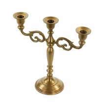 Buy Conwo 5 Arm Gold Plated Handmade Decorative Candelabra Candle