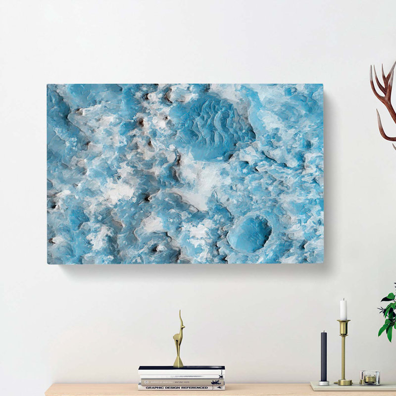 Out Of Space Vol.42 In Abstract - Wrapped Canvas Painting, 60cm H x 91cm W x 3cm D