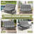 53.15" Wide Metal Patio Loveseat With Cushion-115052340