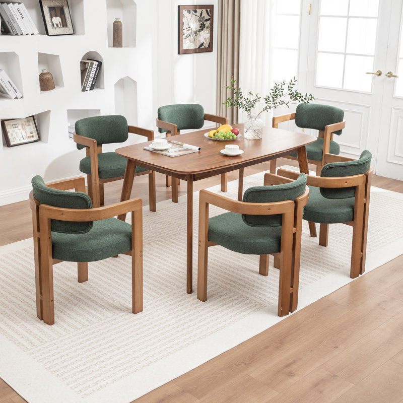 Chaise rembourrée Bula Stanford, Vert, 6