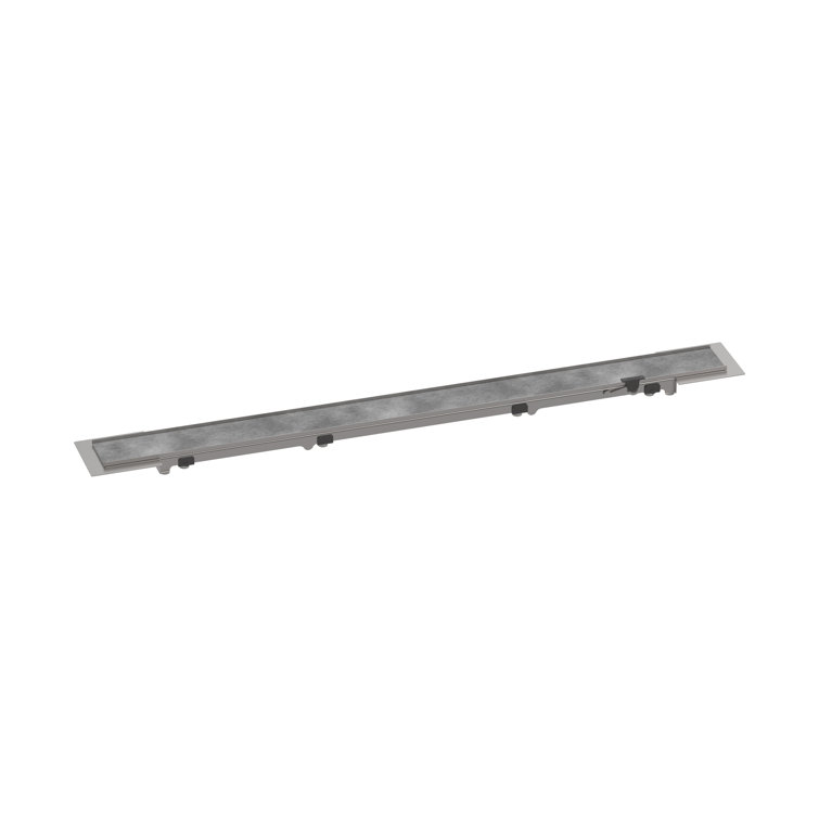 Rain Rock Trim Flex 27 5/8" Linear Grid Shower Drain