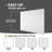 Tub'n Wall Series 30" x 60" Right Side Drain Air Jetted Bathtub in White with Smooth Shower Wall Kit-23012012-23012013
