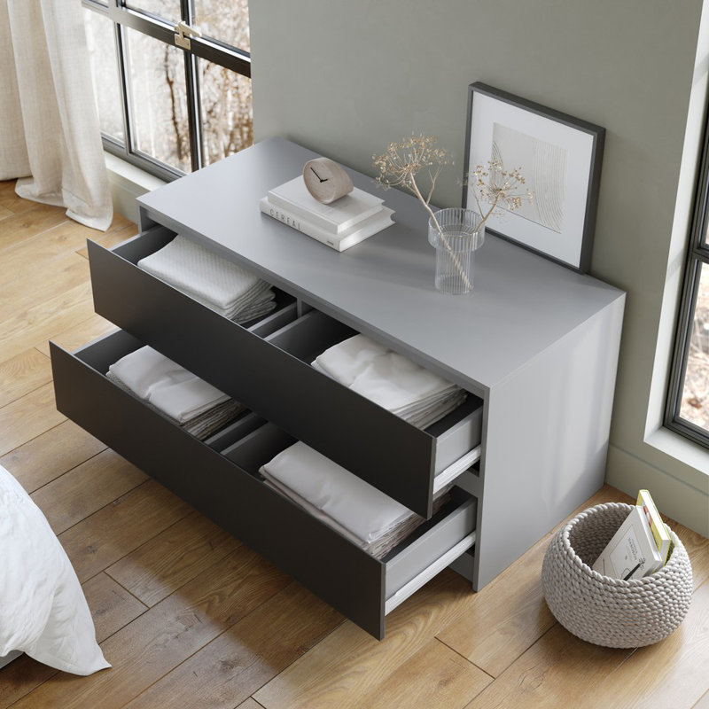 Rectangle Accent Chest, Grey