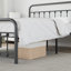 Base de lit pleine grandeur avec tête de lit et pied de lit Kempst, base de lit plateforme classique en métal, sommier avec support à lattes en métal robuste, aucun sommier requis, silencieux-1973685403-1970483958