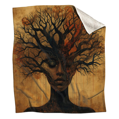Couvertures Illustration d'arbre femme