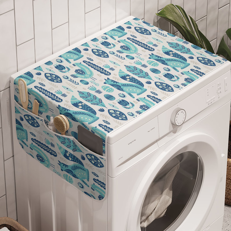 Paquet de 2 écume de mer 47 po x 18,5 po et violet foncé East Urban Home Fox