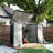 Storage Shed 3.3 X 5.6 Ft Metal Trash Shed Waterproof Outside Storage
