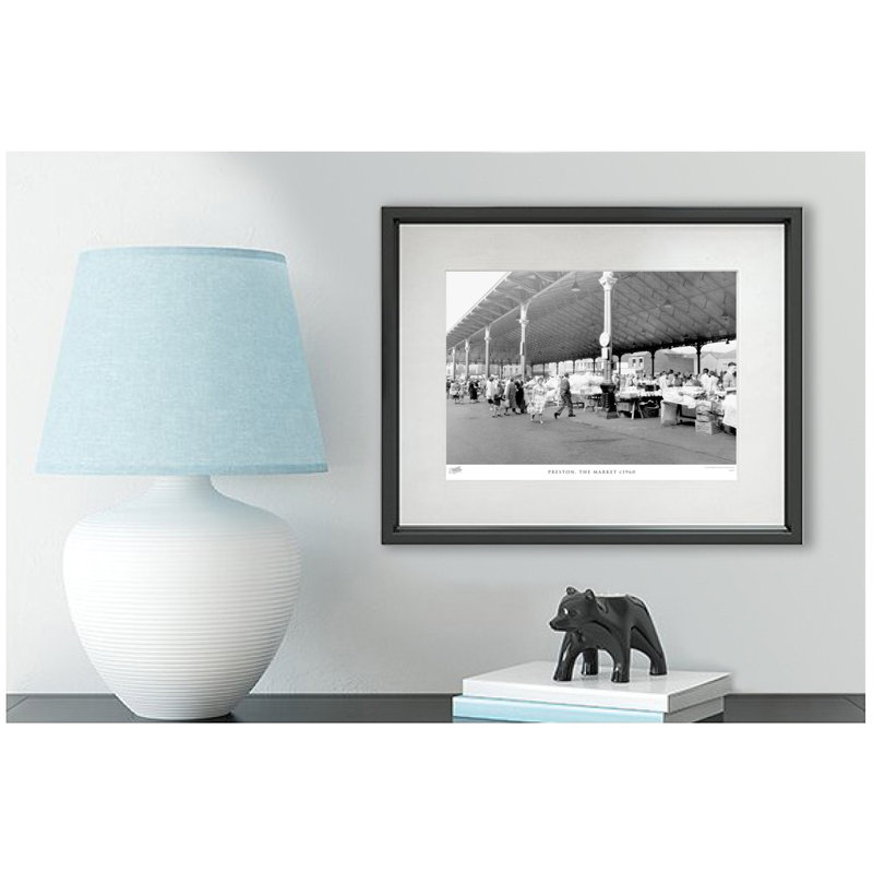 Preston, The Market C1960 - Single Picture Frame Print, 60cm H x 80cm W x 2.3cm D